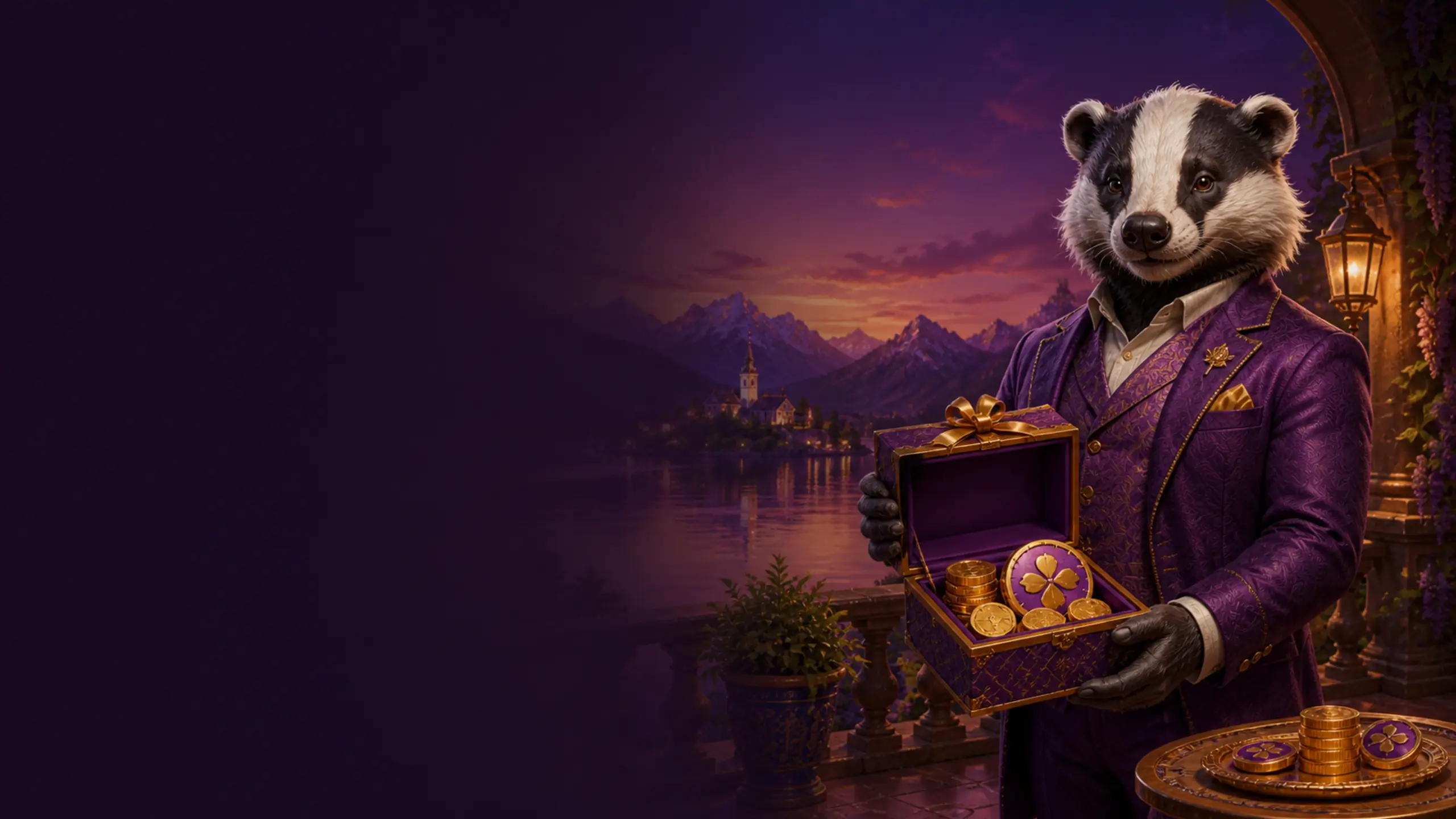 Bonusi Bizzo Casino za Slovenijo z maskoto jazbeca in darilom
