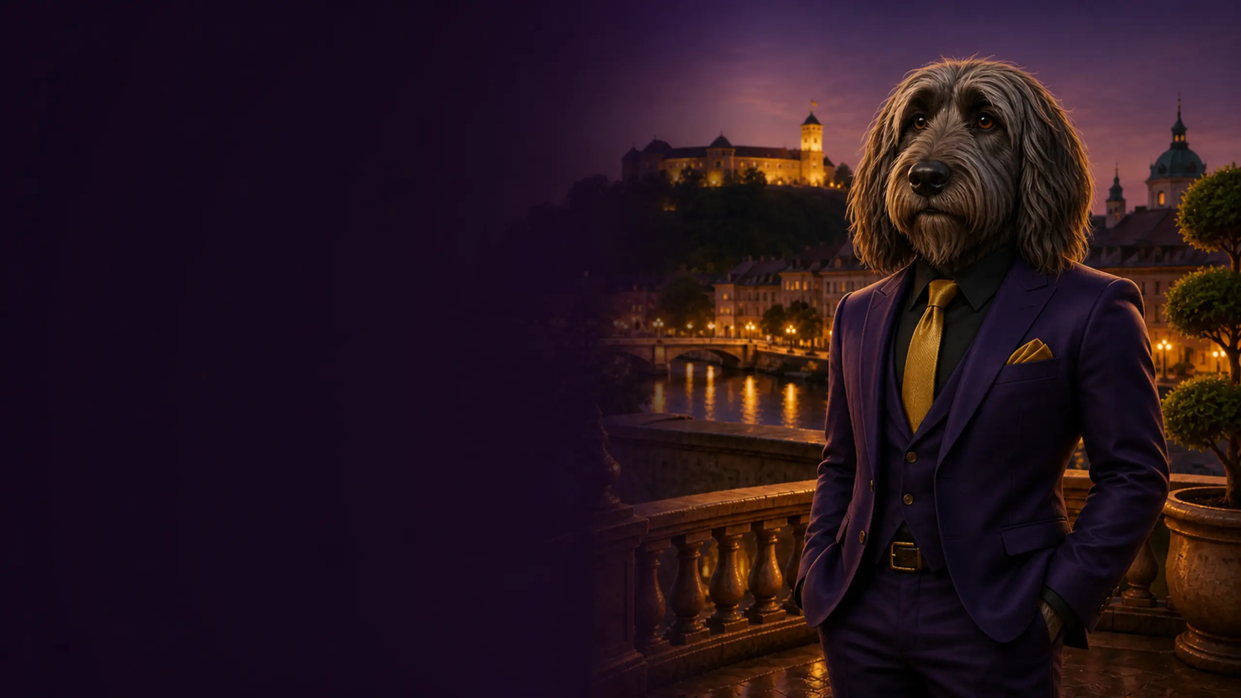 Bizzo Casino Slovenija – kraški ovčar na večerni terasi v Ljubljani